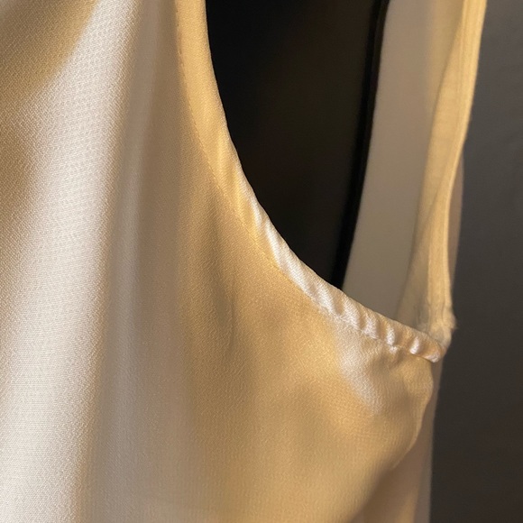 NY Collection sleeveless chiffon blouse - Picture 3 of 14